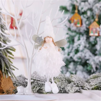Linksmų Kalėdų Angelas Lėlės Apdailos Namų Navidad Noel Kalėdų Papuošalai Kalėdų Medžio Dekoro Cristmas Dovana Naujųjų Metų 2021