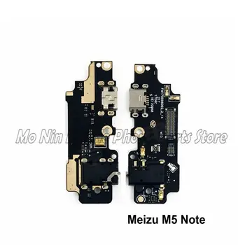 Naujas Mikrofonas Modulis+USB Įkrovimo lizdas Valdybos Flex Kabelio Jungtis Dalys Meizu M5 Pastaba M5Note Pakeitimo