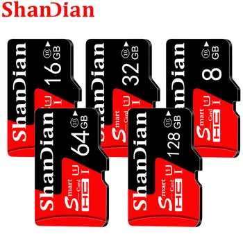 ShanDian Smart SD Atminties Kortelės Realias galimybes 4GB 8GB 16GB 32GB TF Atminties kortelę 