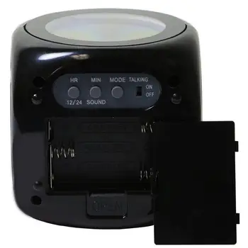 2 Spalvų LCD Projekcija LED Ekranas, Laikas, Skaitmeninis Laikrodis-Žadintuvas Kalbėti Balso pranešimą Termometras Atidėjimo Funkcija, Stalo Laikrodžiai