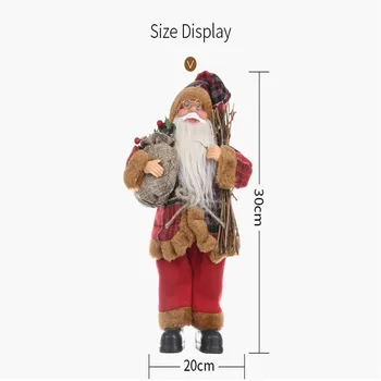 Kalėdinė Dekoracija Kūrybos Audinys Santa Claus Lėlė Mini Lėlės Žaislas Apdailos navidad decoraciones para el hogar