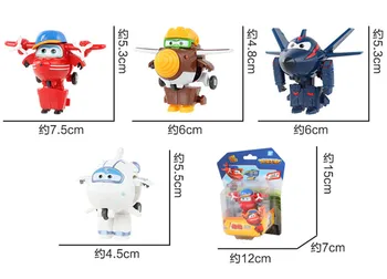 13 Stilių Super Sparnus Veiksmų Skaičius, Žaislai Mini Lėktuvo Robotas Superwings Transformacijos Anime ir Animacinių filmų Žaislai Vaikams, Dovana