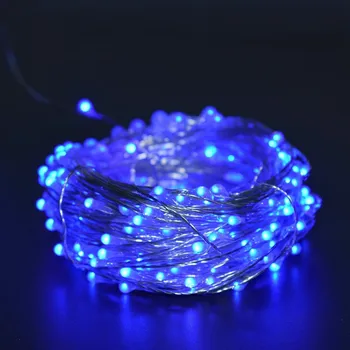 LED Eilutės Naktį 5V USB 5m 10m Skiedra Vielos String Atostogų Lauko Pasakų Žibintai Kalėdų Šalis Vestuvių