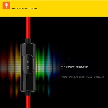 Metalo 3.5 mm laidinio ausines su mic In-Ear Ausines, Skirtas Mobiliojo Telefono ir PC Žaidimų Ultra Bass Super Garso Ausinių, Muzikos Ausinės