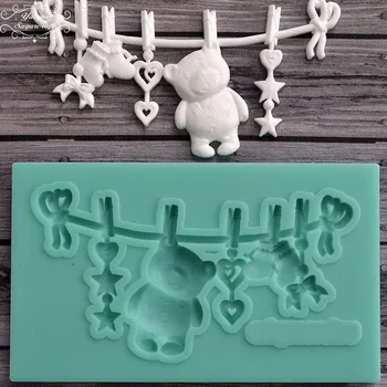 Yueyue Sugarcraft Padengti Silikono formos minkštas pelėsių tortas dekoravimo priemonės šokolado gumpaste pelėsių