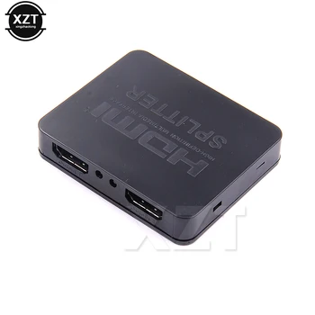 HDMI Splitter 1-2 Iš 1080p 4K 1x2 Striptizo 3D Perjungiklis 2 Port Hub HDTV DVD PS3 Xbox TV BOX Stebėti