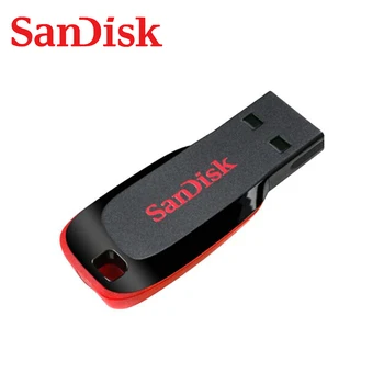 SanDisk CZ50 USB Flash Diskas 128GB/64GB/32GB/16GB Pen Ratai Pendrive USB 2.0 Flash Drive, Memory stick, USB, usb 
