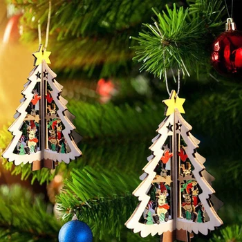 1PC Kalėdų Eglučių Papuošalai Kabinti Kalėdų Medžio Namų Šaliai Dekoro 