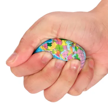 Įtempių Pasaulio Žemėlapyje Putų Kamuolys Atlas Pasaulyje Palmių Kamuolys Planetos Rutulį Gera Qualit Išspausti Žaislas Įtempių Squishies Žaislas