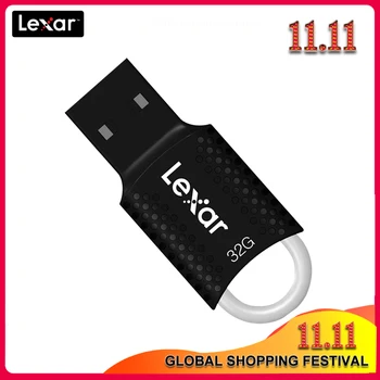 Originalus Lexar JumpDrive V40 USB 2.0 USB Flash Drive 32GB Pen Drive 64GB Pendrive 16 GB Atminties kortelė USB disko raktas