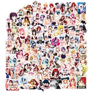 100vnt Anime Seksualių Merginų Suaugusiųjų Otaku Gerovės Komiksų Lipdukas Žaislas Tinka Mobilus Nešiojamas Bagažo Riedlentė Lipdukai Lipdukai F4