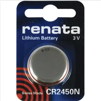 Renata ličio Baterija CR2450 CR2450N 3V originalus prekių renata 2450 baterija baterijos Nemokamas Pristatymas