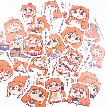 24 vienetų Japonų Stiliaus Anime Personali Klijai Mielas Himouto! Umaru-chan Išraiška Gyventi Popieriniai Lipdukai Pranešimą Sąsiuvinis