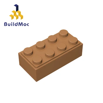 BuildMOC Suderinama Surenka Dalelių 3001 2x4 Statybinių Blokų Dalys 
