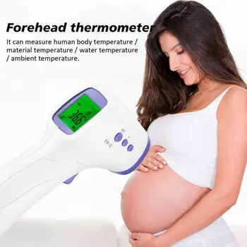 Ne-Kontaktinis Termometras Skaitmeninis ir Spindulių Termometras infraraudonųjų SPINDULIŲ Šviesą Kaktos Temperatūrą Karščiavimas Priemonė Priemonė Kūdikių Suaugusiųjų Thermometre