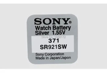 20pcs Sony Originalus 371 SR920SW 920 LR920 AG6 LR920 LR69 171 1.55 V Bendrosios grūdų pakavimo Sidabro Oksido Baterija Žiūrėti