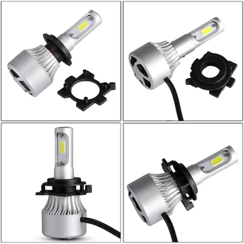 H7/H1 LED Žibintų Lemputės Adapteris bazinis Montavimo Adapteris Turėtojai H1 H7 Lempos Diegiant BMW/Hyundai/Benz/Buick/Nissan
