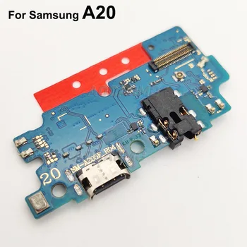 Aocarmo Samsung Galaxy A10 A20 A30 A40 A50 A51 A70 A71 USB Įkrovimo lizdas Įkroviklio Jungtį Mic plokštės Flex Kabelis