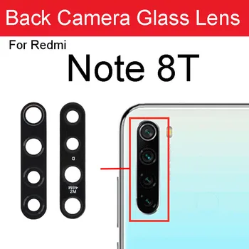 2vnt skirti Xiaomi Redmi Pastaba 8T Atgal Kameros Stiklo Objektyvo Galinio vaizdo Kamera su Stiklo klijuojamas Lipdukas Klijai Redmi Note8T Remontas, Dalys
