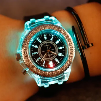 Moteris Žiūrėti Moterų Laikrodžiai TOP Brand Prabanga Unikalus Fluorescentinė Moterų Laikrodis reloj mujer Relogio Feminino Ponios Žiūrėti relogios