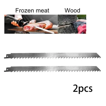 2vnt 300mm Dėlionės Geležtės Handsaw Multi Stūmokliniai pjauti Medžio Pjovimo Ledo Šaldytos Mėsos Lengvas Pjovimo Įrankis