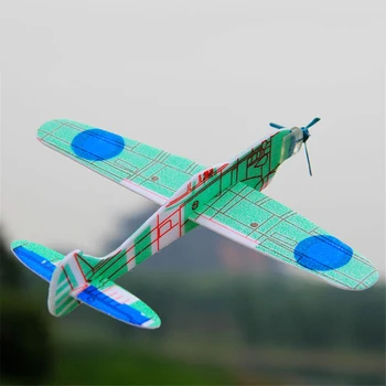 1PCS Ranka Mesti Plaukioja Sklandytuvas Lėktuvų EPP Putos Lėktuvo Mini Nepilotuojamų Lėktuvų modelių Žaislai Vaikams Atsitiktinių Spalvų 19cm