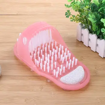 Plastikinė Vonelė Batų Pemza Koja Valytoja Dušu Šepečiu Massager Šlepetės Kojų Vonios kambarys Gaminiai Pėdų Priežiūros priemonės
