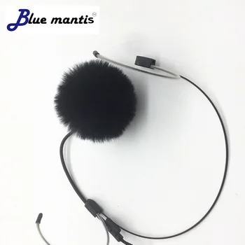 Mėlyna Mantis Universalus Lavalier Microphone Furry Priekinio stiklo Kailio prekinis, galinis Stiklo Vėjo apsauginės ausinės Minkštas SONY RODE BOYA Atvartas Mic 1.0 cm