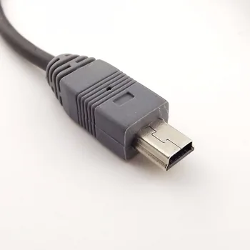 1pcs Mini USB Type B Male (Vyrų 5 Pin Konverteris OTG Sync Adapteris Sukelti Duomenų Kabelis 20cm