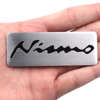 Aliuminio lydinys NISMO Auto Automobilis Nismo Ženklelis Emblema Įklija, Nissan Tiida Teana 