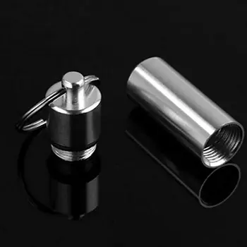 Aliuminio Lydinys Kasetė Mini Vandeniui Sandarinimo Metalo Tabletes Lauke Mobiliojo Telefono Jungtis, Saugojimo Ausų Aliuminio Butelio