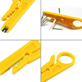 Multi-tool Wire Stripper Užspaudimo Įrankis Vielos Karpymo Crimper už Užspaudimo Automatinė Nuėmimo Įrankis Decrustation Replės Tiesios