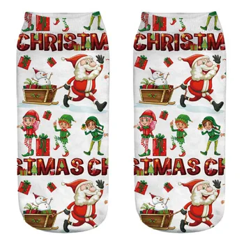 Džiaugsmas-Enlife Kalėdų kojinės Linksmų Kalėdų dekoro Santa Claus žiemos kojinių Laimingų Naujųjų Metų 2021 Kalėdų Dovanos Noel Navidad Natal