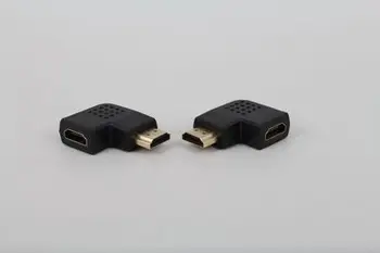 HDMI Vyrų ir Moterų Adapteris Keitiklis 90 Laipsnių Kampu Pasukti į Dešinę, HDMI Jungtis, Palaiko HD 1080P