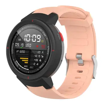 Silikono Dirželis Žiūrėti Už Xiaomi Huami Amazfit slenksčio 3 (A1801) smart Watchband sporto Apyrankę wriststrap vandeniui