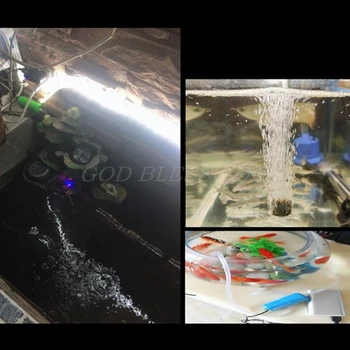Nešiojamų Mini USB Akvariumo Žuvų Bakas Deguonies Oro Siurblys Išjungti elektros Energijos taupymo Kompresorius, Vandens Terariumai Priedai Lašas Laivybos