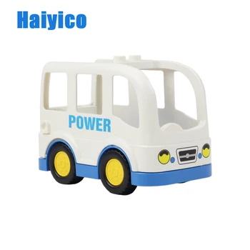 Didelis blokai Transporto priedai Inžinerijos Roadster autobusų suderinama Duplos traktoriaus automobilio modelio vaikų Žaislas dovana