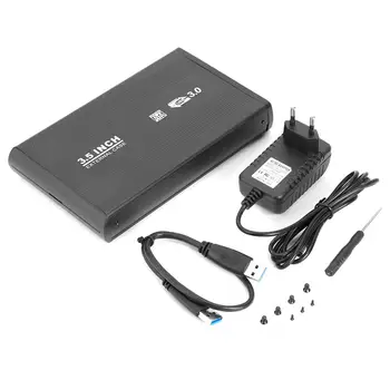 3.5 colių HDD USB3.0/USB2.0 SATA Prievado SSD Kietąjį Diską Atveju Talpyklos 5Gbps USB 3.0 HDD Atveju Išorinio Kietojo Kietojo Disko Dėžutė