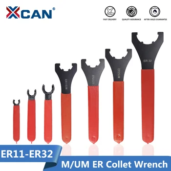 XCAN M/UM Tipas ER Collet Tvirtinimo Veržlių Raktas 1pc ER11/ER16/ER20/ER25/ER32 CNC Frezavimo Įrankis, Tekinimo Įrankiai, ER Veržliaraktis