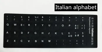 Visos Kalbos rusų Klaviatūros Lipdukai anglų ispanų vokiečių italų už Nešiojamojo Kompiuterio Darbalaukio Klaviatūros Dangtelio Lipdukas
