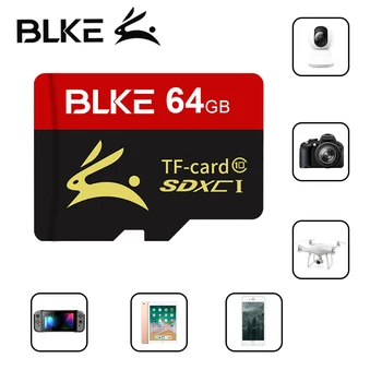 BLKE Micro SD Kortelės, Mobiliojo atminties kortelė 8G 16G 32G 64G 128G 256 GB class10 TF Kortelę, Brūkšnys cam stebėjimo kameros planšetinis kompiuteris