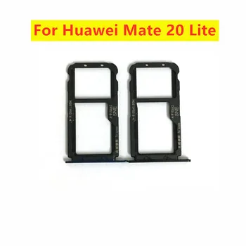 Juoda Mėlyna Aukso Nauja Huawei Mate 20 Lite Micro Sim Kortelės Laikiklį Lizdo Dėklas Pakeitimo Adapteriai