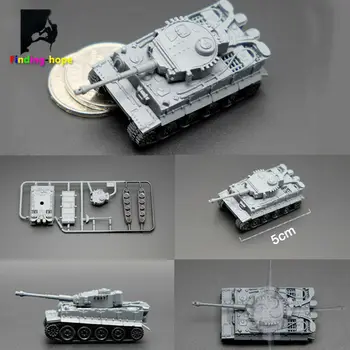 1/144 Masto 4D Surinkti Bakas Modelis Panzerkampfwagen T-34/85 AMX-30MAIN Statybinės Plytos Pasaulinio Karo Karinės Armijos Tankas