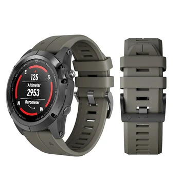 Smart Watch Band Dirželiai Garmin Fenix 6 6XPro 5X 5 Plius 3 3HR Pirmtakas 935 945/S60 Greito Atleidimo Dirželis su Silikono Apyrankė