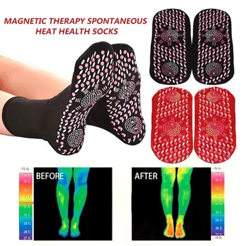 Savarankiškai šildymo fizioterapija kojinės Turmalinas, Magnetinė Terapija pėdų masažas šiltos kojinės Unisex Sveikas priežiūros Artritas kojų Massager