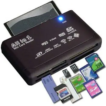 Viskas Viename Kortelių Skaitytuvą, TF MS, M2, XD PLG Micro SD Carder Skaitytuvas USB 2.0 480Mbps Kortelių Skaitytuvas Mini Atminties Cardreader su Data Linija