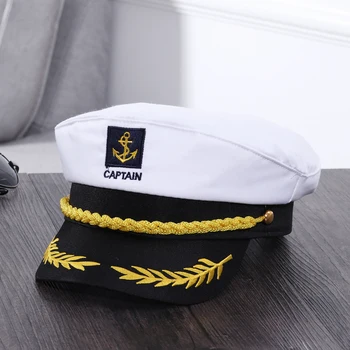 Suaugusiųjų Jachta Karinės Skrybėles, Valtis Kapitonas Laivo Jūrininkas, Kapitonas Kostiumas Skrybėlę reguliuojamas Bžūp Jūrų Laivyno Admirolas Vyrams, Moterims