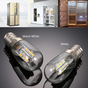 AC110V/220V LED Mini Šaldytuvas Šviesos Šaldytuvas Lempos E12 Lemputė Bazės Lizdo Laikiklį SMD3014 led lemputės