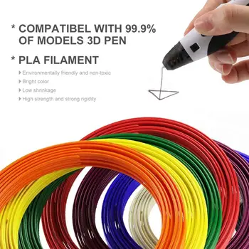 SUNLU 3D rašiklis, spausdinimo PLA gijų 1.75 mm nemokama laivas 10M visą Spalvų parinktis