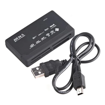 USB 2.0 Super Speed Kortelių Skaitytuvas 6 Kortelės Lizdas SD / XD / MMC / MS / CF / SDHC suderinamas